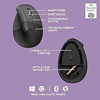 Logitech Wave Keys & Lift Vertical Mouse Ergonomic Bundle — image 7