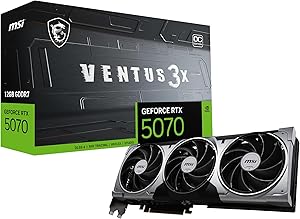 MSI Gaming RTX 5070 12GB Ventus 3X OC Graphics Card