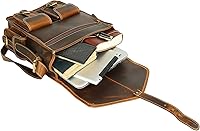 KomalC Leather Backpack Rucksack for Men and Women — image 4