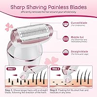 Bigorq Electric Shaver for Women - Rose Gold — image 3