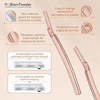 GlamTweeler Women's Dermaplane Face & Eyebrow Razor Kit — image 2