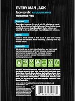 Every Man Jack Face Scrub, Natural Menthol, Signature Mint, 5 Fl Oz — image 2
