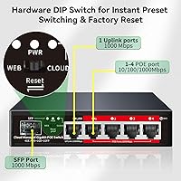 STEAMEMO 5-Port Gigabit PoE+ Switch 52W — image 6