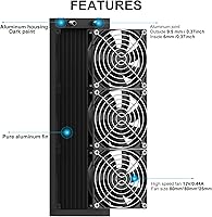 Clyxgs 360mm Water Cooling Radiator with Fan — image 3