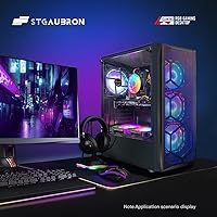 STGAubron Gaming PC Desktop, Intel Core i7, Radeon RX 580 8GB, 16GB RAM, 512GB SSD — image 4