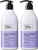 Herbalosophy Biotin & Collagen Shampoo & Conditioner Set, 2 x 16.9 Fl Oz — image 1