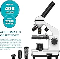 Aomekie AO1003 64X-160X-640X Biological Compound Microscope — image 4