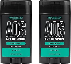 Art of Sport Men’s Deodorant, Victory Scent, 2.7oz (Pack of 2)