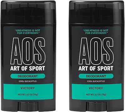 Art of Sport Men’s Deodorant, Victory Scent, 2.7oz (Pack of 2)