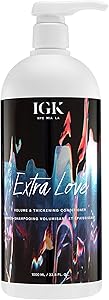 IGK Extra Love Volume & Thickening Conditioner 10oz Review