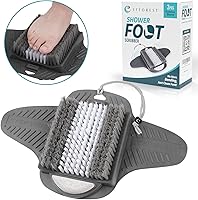 Efforest Shower Foot Scrubber Mat with Pumice Stone — image 7