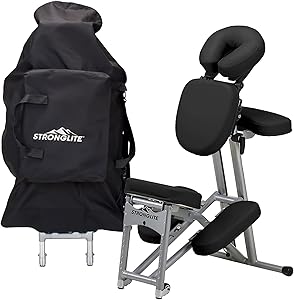 StrongLite Ergo Pro II Portable Massage Chair, Black Review