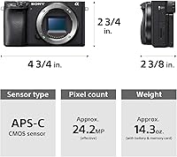 Sony Alpha a6400 Mirrorless Camera with 18-135mm Lens — image 4