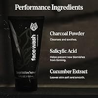 Black Wolf Charcoal Powder Face Wash, 5 Fl Oz — image 4