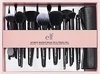 e.l.f. Ultimate Makeup Brush Set & Travel Roll, 17-Piece — image 1
