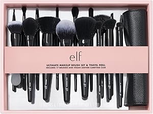 e.l.f. Ultimate Makeup Brush Set & Travel Roll, 17-Piece Review