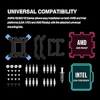 GAMDIAS Aura GLV2 360mm AIO Liquid CPU Cooler — image 9