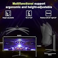 Amzfast 49-Inch Curved Gaming Monitor — image 9