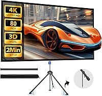 HYZ 80-inch Projector Screen with Stand — image 1