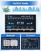 Hikity Android 13 Double Din Car Stereo 7 Inch — image 5