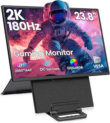 Redalf 23.8-inch 2K 180Hz Portable Monitor