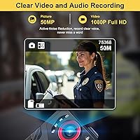 rgjzkgn 1080P FHD Body Camera with Audio and Video Recording, 128GB, Night Vision — image 3