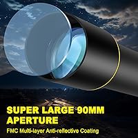 SOLOMARK 90mm 1000mm Telescope for Adults & Kids — image 3