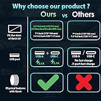 Alondy PAX-7625W Double Din Car Stereo with Wireless Apple CarPlay/Android Auto — image 2