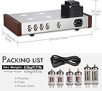 Nobsound 12AX7 12AU7 Vacuum Tube Preamp — image 7