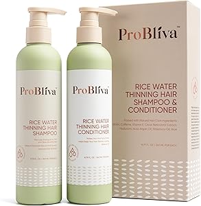 ProBliva Rice Water Thinning Hair Shampoo & Conditioner Set Review