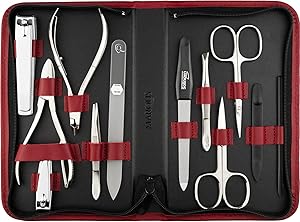marQus Manicure Set 12-Piece with Leather Case
