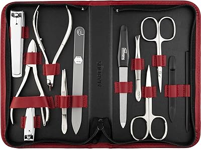 marQus Manicure Set 12-Piece with Leather Case