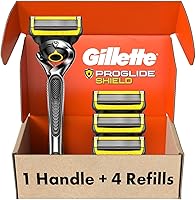 Gillette ProGlide Shield Men's Razor with Precision Trimmer, 5 Blades, Handle + 4 Blade Refills — image 1