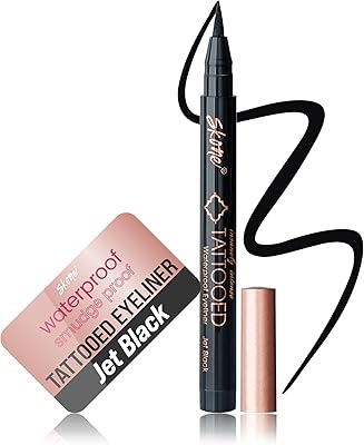 Skone Waterproof Liquid Eyeliner - Jet Black (0.07oz)