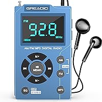 Greadio Portable AM FM Radio with MP3 Player — image 1