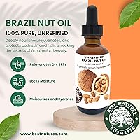 Best Nature's Cosmetics Virgin Organic Brazil Nut Oil 4 Fl Oz — image 2