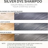 Fvquhvo Silver Gray Hair Dye Shampoo, 16.9 Fl Oz — image 4