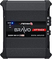 Stetsom Bravo Attack 3000.1 Mono Car Amplifier — image 1