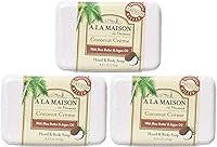 A LA MAISON Coconut Crème Bar Soap 3-Pack — image 1