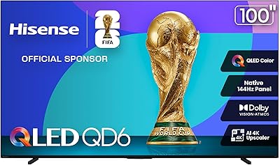 Hisense 100″ Class QD6 Series 4K QLED TV