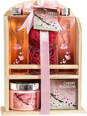 Freida and Joe Deluxe Cherry Blossom Spa Basket