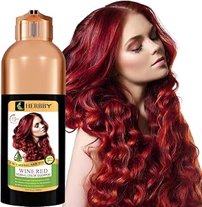 HERBBY Hair Color Shampoo Wine Red 500mL Review