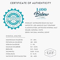LA SALT CO 1400 Below Dead Sea Salt 5 Lbs Jar — image 5