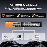 keepLiNK 16-Port Gigabit PoE Switch — image 5