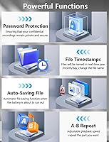 Crosseagle SK601 64GB Digital Voice Activated Recorder — image 6