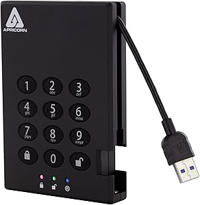 Apricorn Aegis Padlock 500GB USB 3.0 Encrypted Portable Hard Drive Review