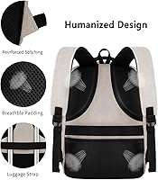 A5-Grey2-US Backpack for Men Women with USB Charging Port — image 7