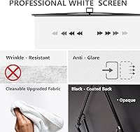 RAUBAY 59.8 x 82.7in Collapsible White Backdrop Screen — image 3
