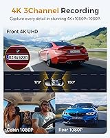 GKU D1000 4K 3-Channel Dash Cam — image 2
