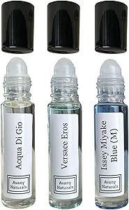 Avany Naturals Men's Fragrance Samples - Roll on Body Oil, Fresh Collection, 3 Pc Review